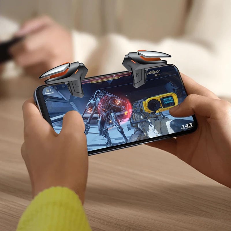 Sunmike Phone Triggers for PUBG Mobile, New Version Gaming Triggers for PUBG Mobile/Call of Duty/Knives Out/Rules of Survival, Sensitive Shoot & Aim Phone Trigger Compatible with iPhone & Android - Image 5